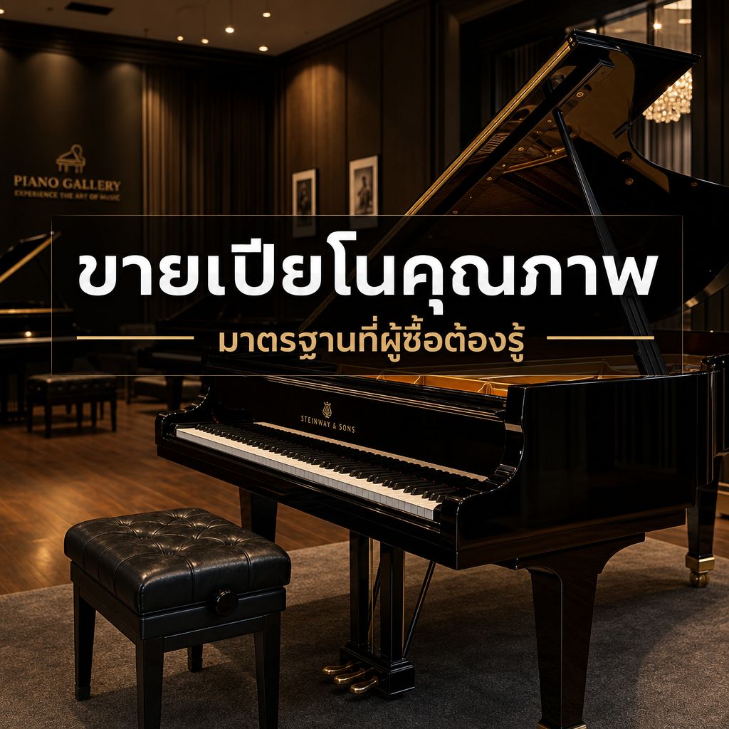 ขายเปียโนคุณภาพ: มาตรฐานที่ผู้ซื้อต้องรู้ก่อนตัดสินใจ